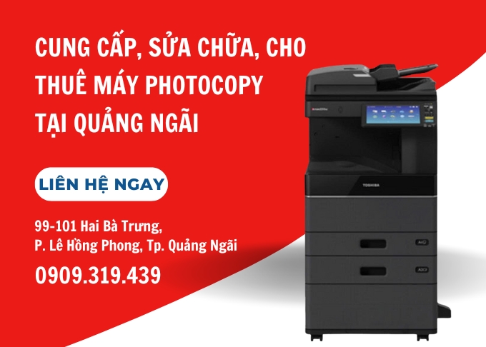 Cho thuê máy photocopy Quảng Ngãi