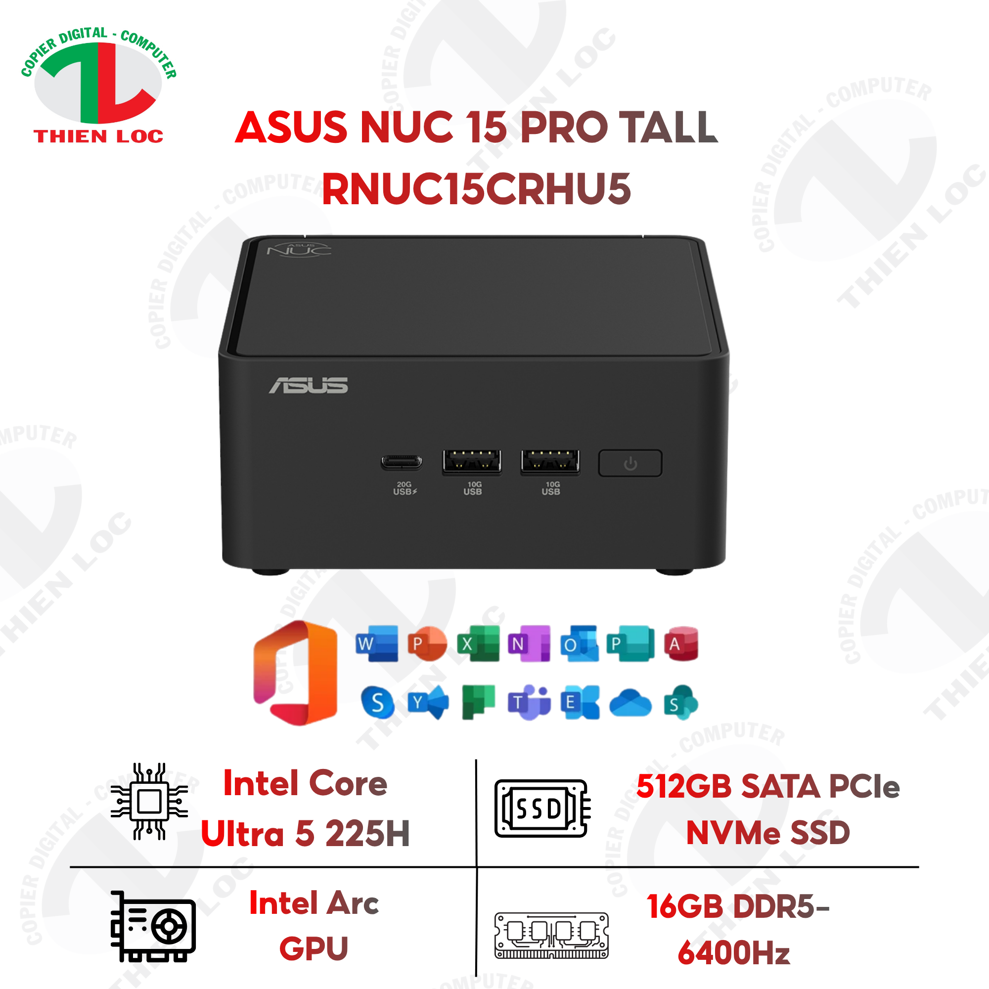 ASUS NUC 15 PRO TALL RNUC15CRHU5