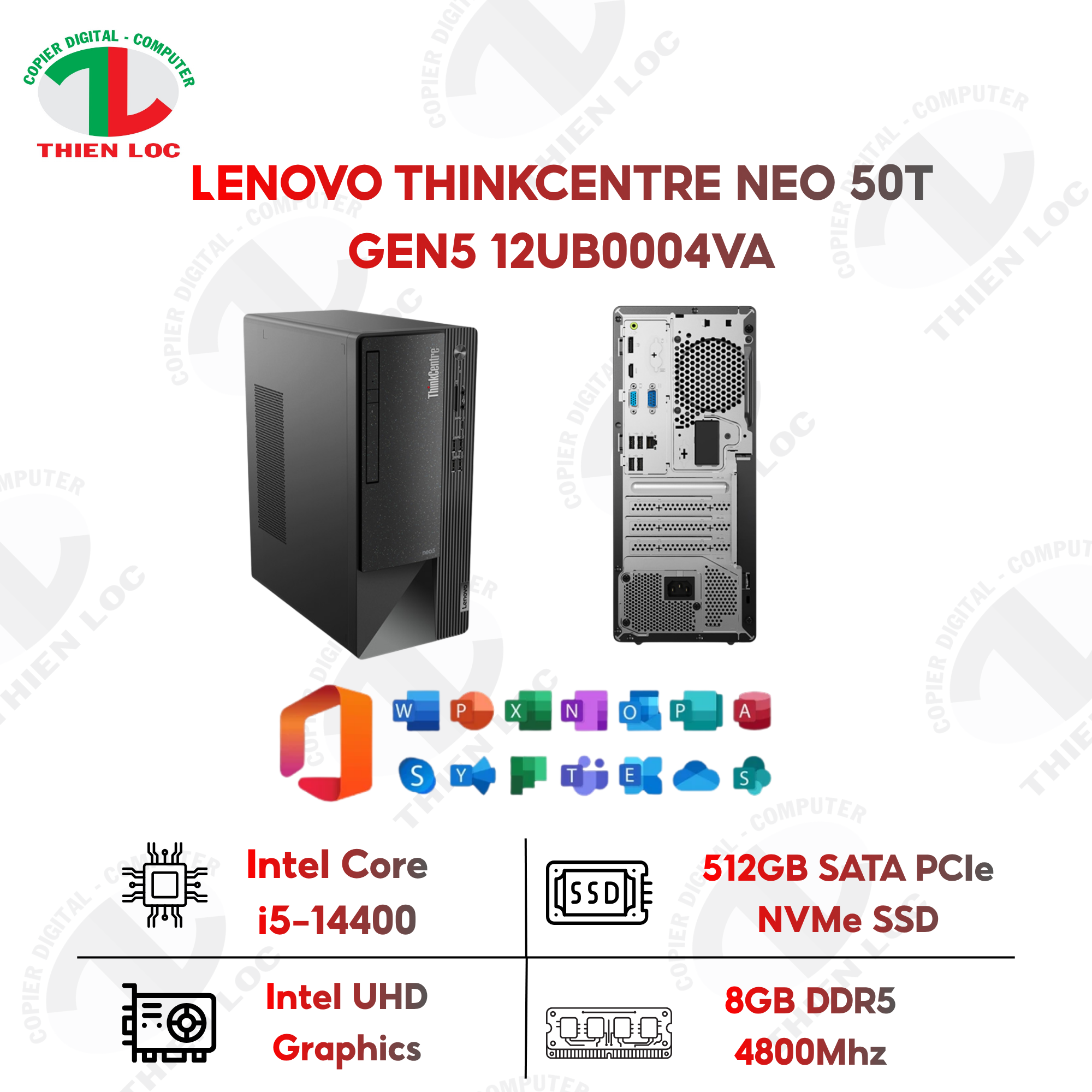 LENOVO THINKCENTRE NEO 50T GEN5 12UB0004VA