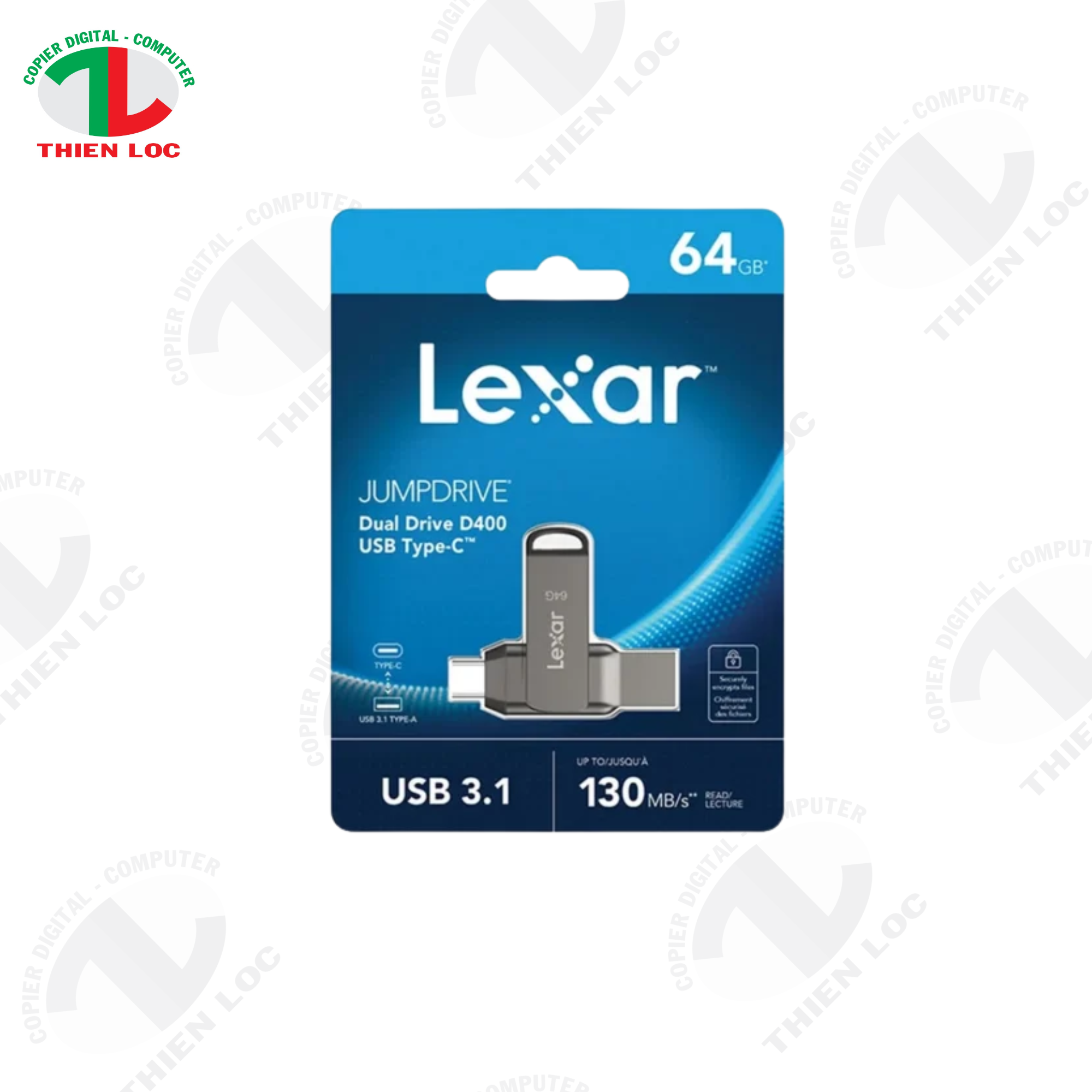 USB TYPCE C LEXAR USB 3.1 TYPE – C 64GB (LJDD400064G-BNQNG)