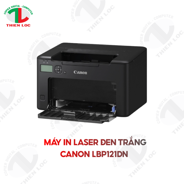 MÁY IN LASER ĐEN TRẮNG CANON LBP121DN (A4/A5/ ĐẢO MẶT/ USB/ LAN)