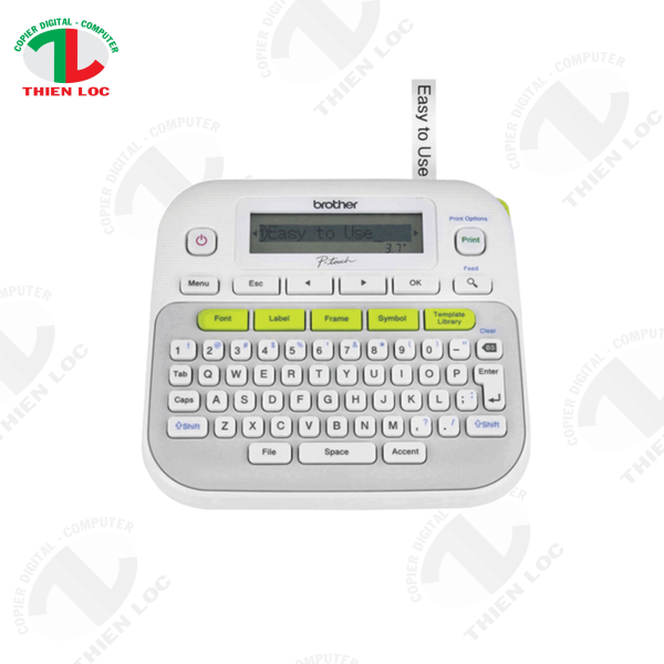 Máy in nhãn Brother PT-D210 để bàn có bàn phím Qwerty