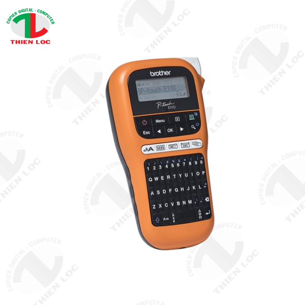 Máy in nhãn Brother PT-E110 cầm tay chuyên dùng cho ngành điện, viễn thông